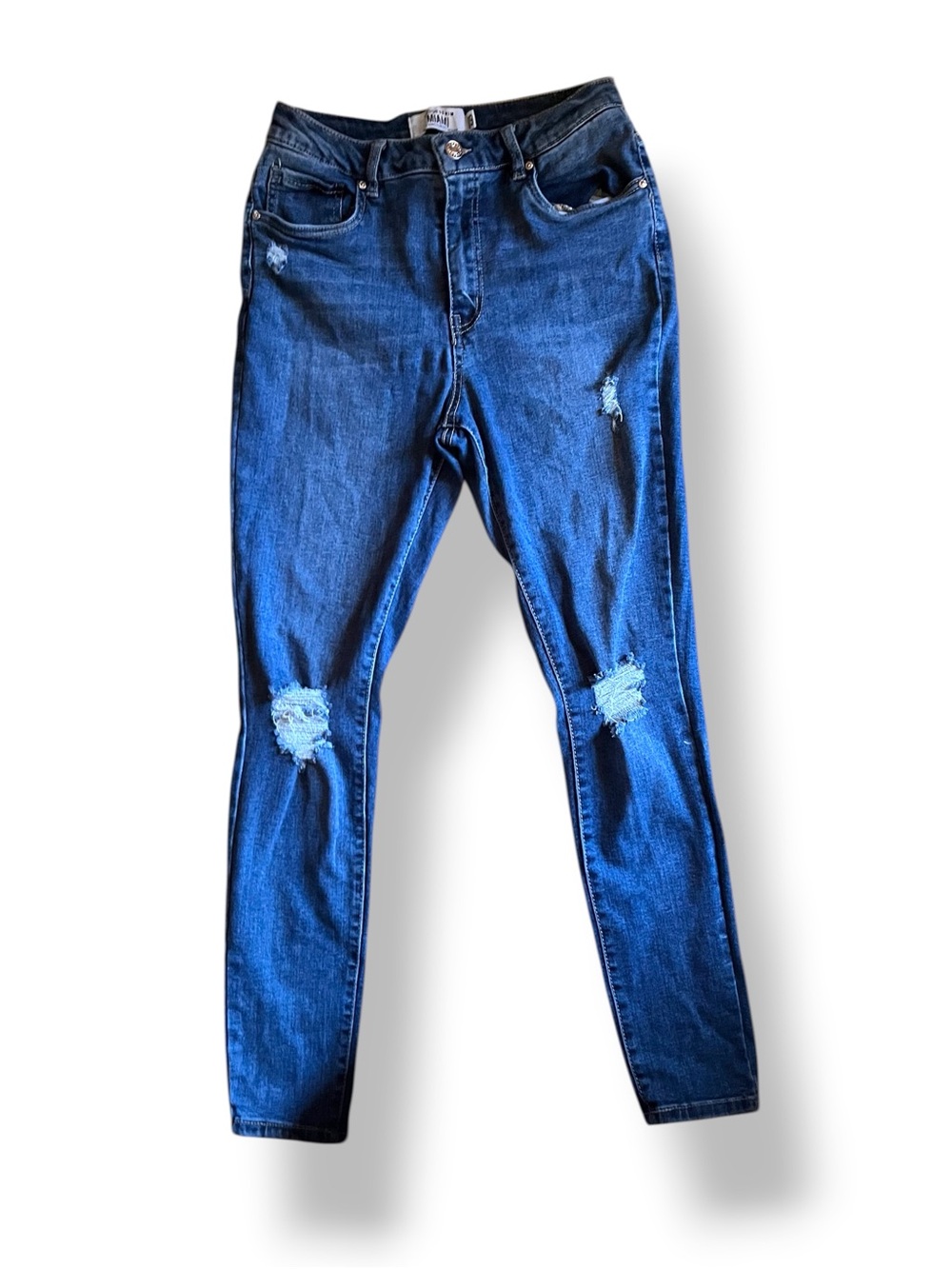 Refuge Denim Miami High Rise Distressed Jeans sz 09 - Picture 2 of 5